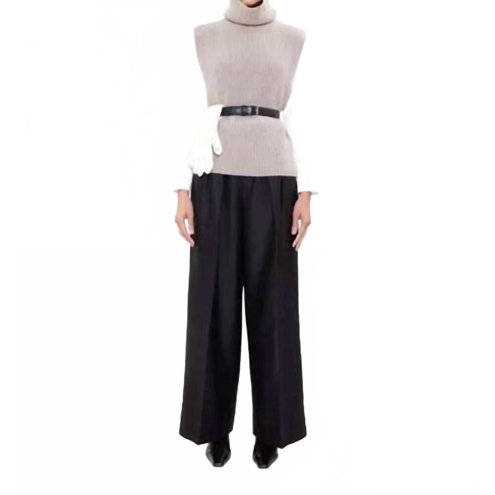 NEW ARCH4 CASHMERE emily knit sweater vest in husky grey